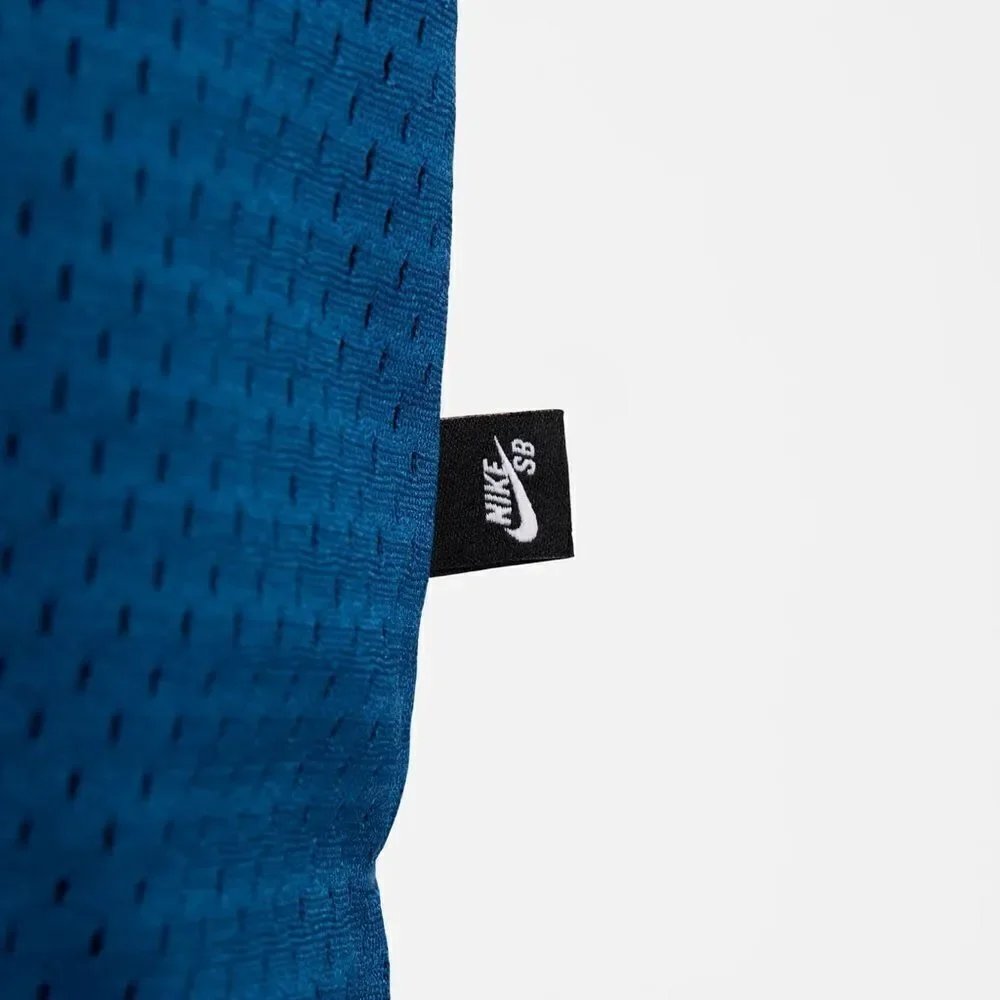 NIKE SB Basketball Jersey Top Unisex Adult Blue Gray Reversible Mesh
